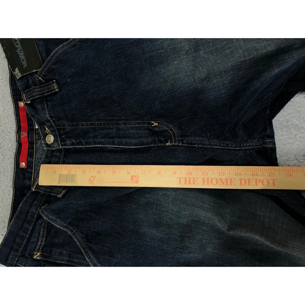 Y2K Vokal Jeans Men 34x32 (Tag 36) Blue Baggy Loose Fit Denim - Picture 6 of 10